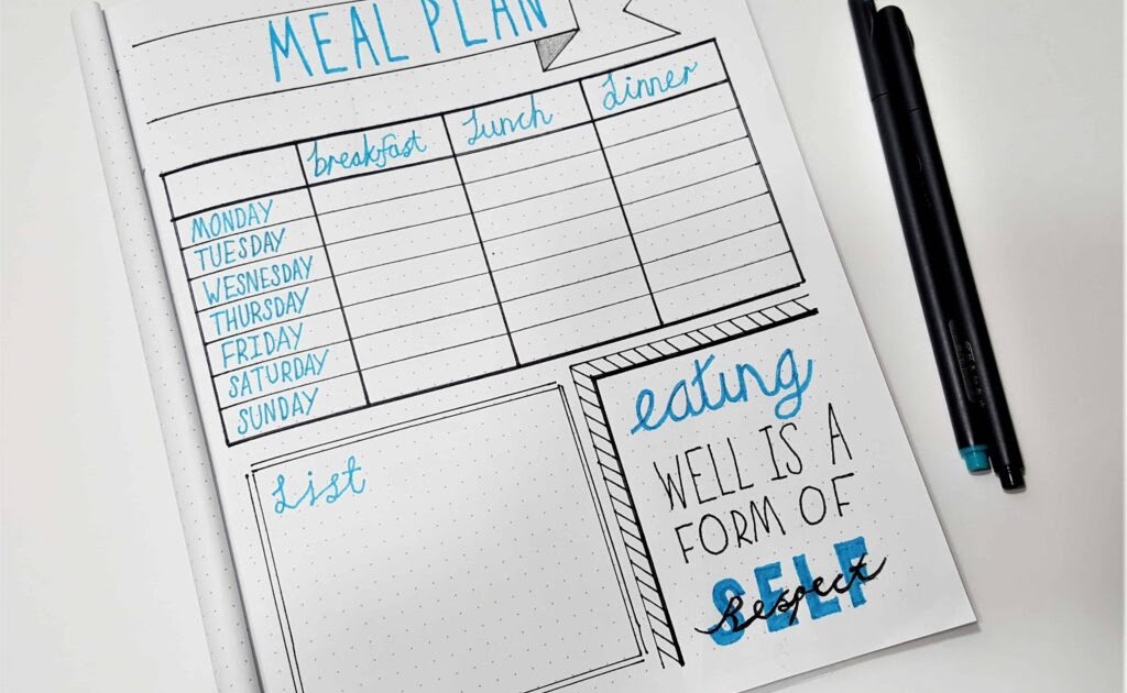 Healthy Lifestyle Bullet Journal