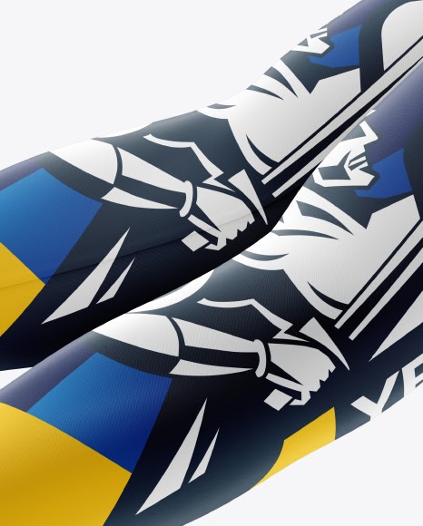 Download 717+ Cycling Arm Warmers Mockup Right Side View for Branding