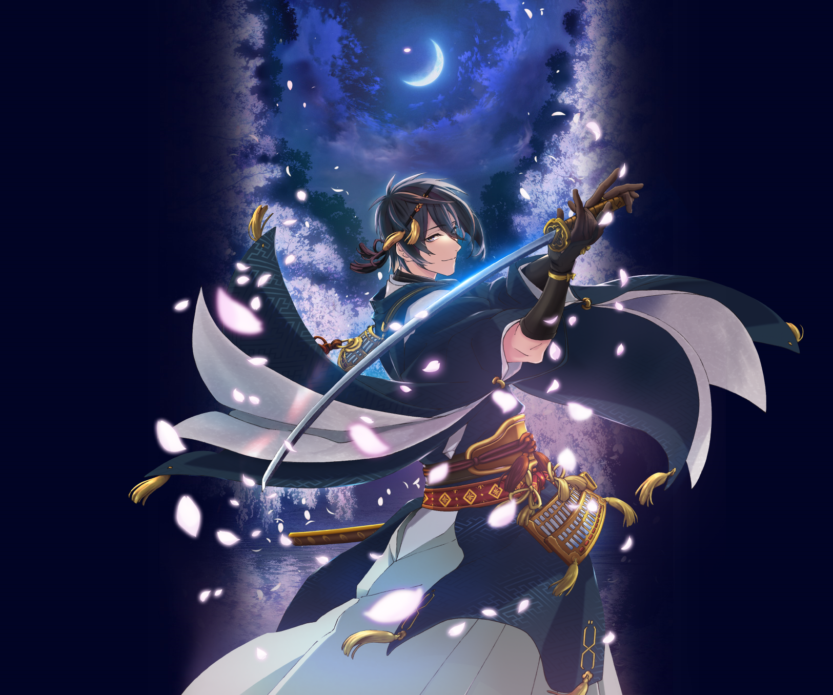 無料ダウンロード 待ち受け 刀剣 乱舞 壁紙 三日月 100 イラスト ダウンロード