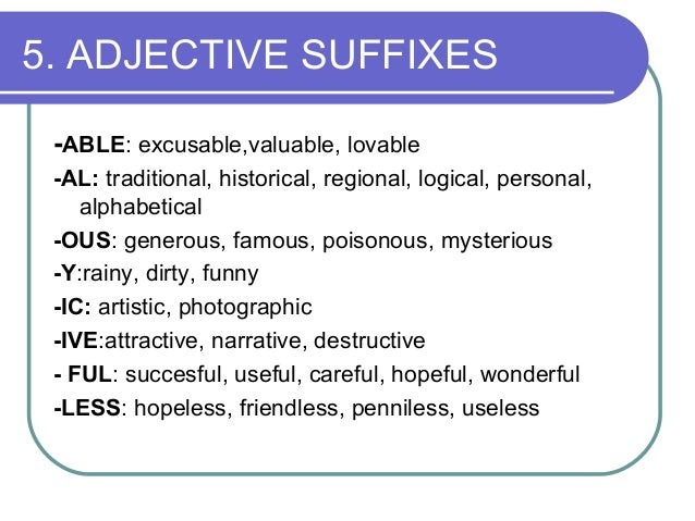 Contoh Adjective Suffix 'y' - Contoh Box