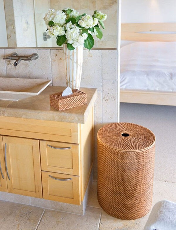 The hamper is removable and features two cut out handles to ease transport to your washing machine. 50 Unique Laundry Bags Baskets To Fit Any Theme