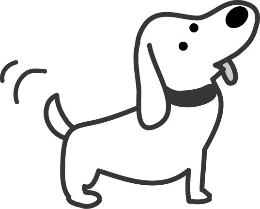 美しい花の画像 驚くばかり犬 フリー素材 イラスト