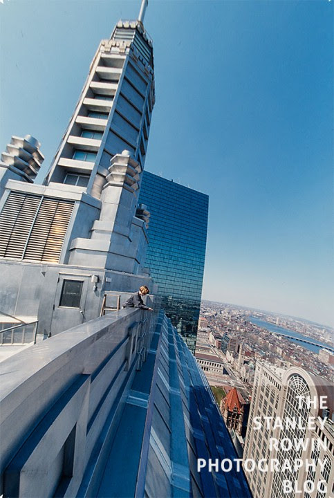 The tower began its construction in 1968 but it was only in. Views From The Top Of Boston S Old Hancock Building Berkeley Building Boston Photographer Stanley Rowin