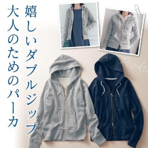 無料ダウンロードパーカー ダブルジップ レディース 人気のファッション画像