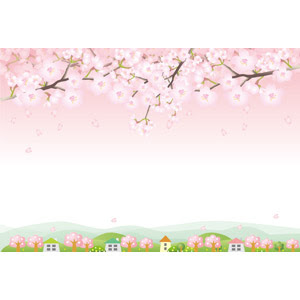 最高のイラスト画像 50 素晴らしい桜吹雪 イラスト フリー Ai