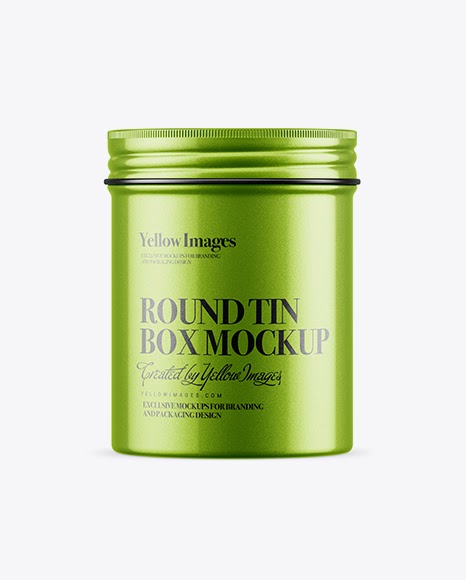 Download Metallic Round Tin Box PSD Mockup - Download Best free PSD premium Mockup Template in photoshop ...