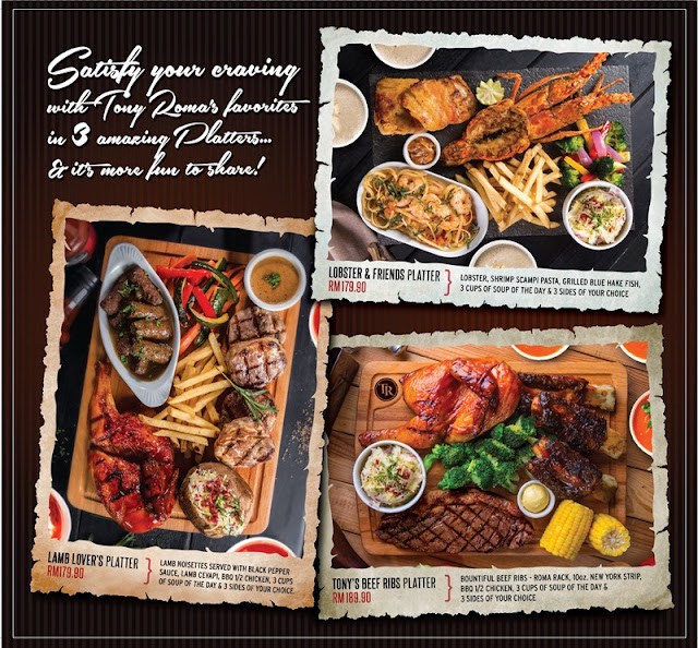 Taman melawati sdb properties sdn bhd. Tony Romas Malaysia Introduces Tony S Sharing Platters Malaysian Food Blog
