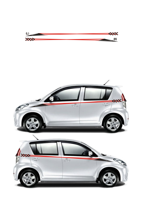 Sticker Logo Perodua Myvi - Perodua a