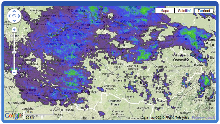 Sledování počasí na území české republiky umožňují dva radary na vrcholech praha v brdech a skalky u protivanova na drahanské vrchovině. Predpoved Pocasi Radar Evropa Viladomyveleslavin Cz