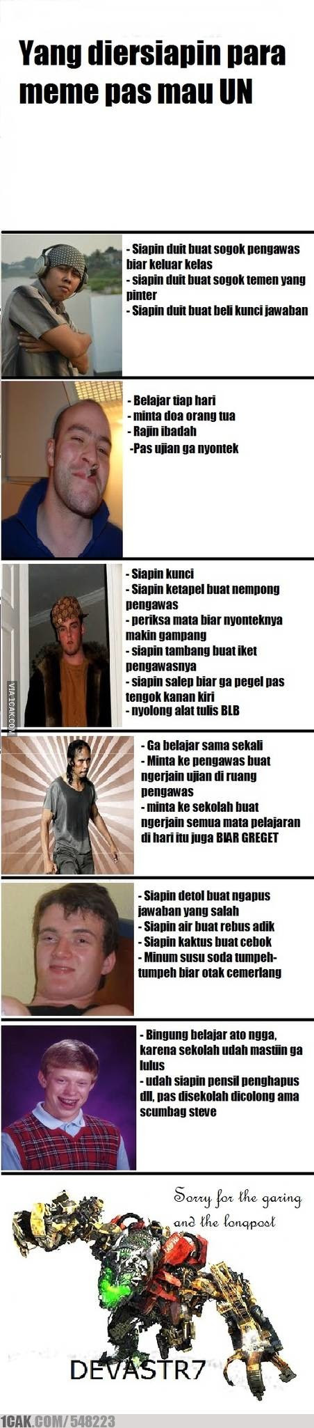 Gambar Meme Ujian Populer Dan Terlengkap Top Meme