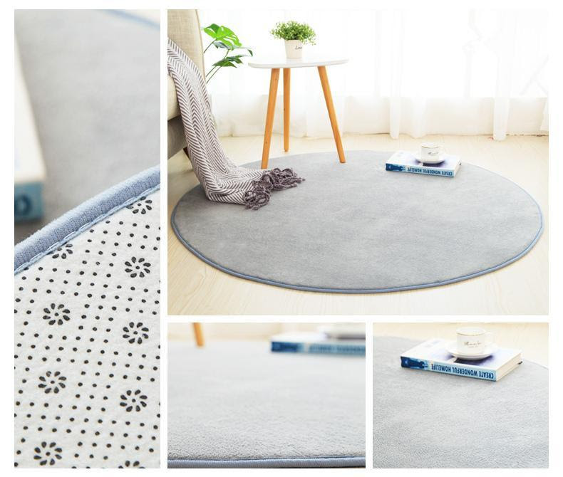 Vaserely runder teppich (200 cm), grau. Runder Grauer Badezimmer Teppich Mein Runder Teppich
