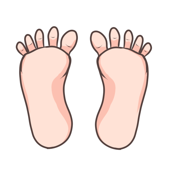 無料イラスト画像 最高無料 足 イラスト かわいい
