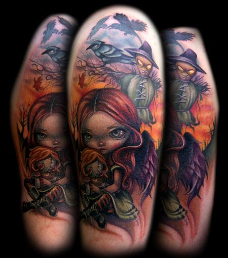 I've really been an artist as far back as i can remember. Girl Doll And Scarecrow Tattoo Tattoos