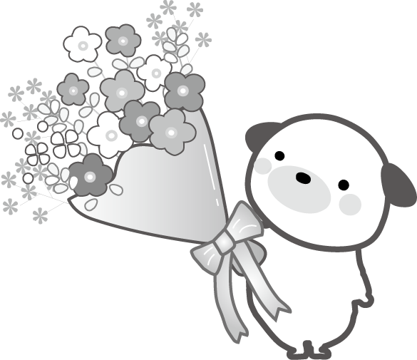 すべての動物の画像 50 素晴らしいブーケ イラスト 白黒