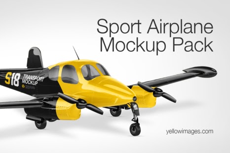 Download Airplane Tail Mockup Free