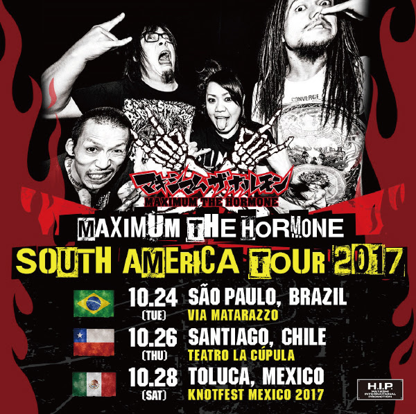 Aug 17, 2021 · este martes se confirmó la realización del knotfest chile 2022, uno de los primeros megaeventos del país tras el inicio de la pandemia del coronavirus, el cual contará con la participación. Maximum The Hormone Official English Website