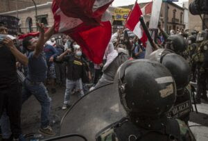 Protestas en Perú por el reciente golpe de estado