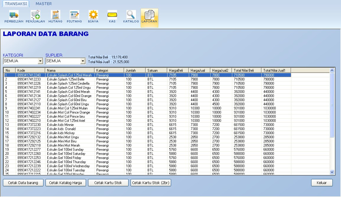 Contoh Database Stok Gudang - Contoh 36