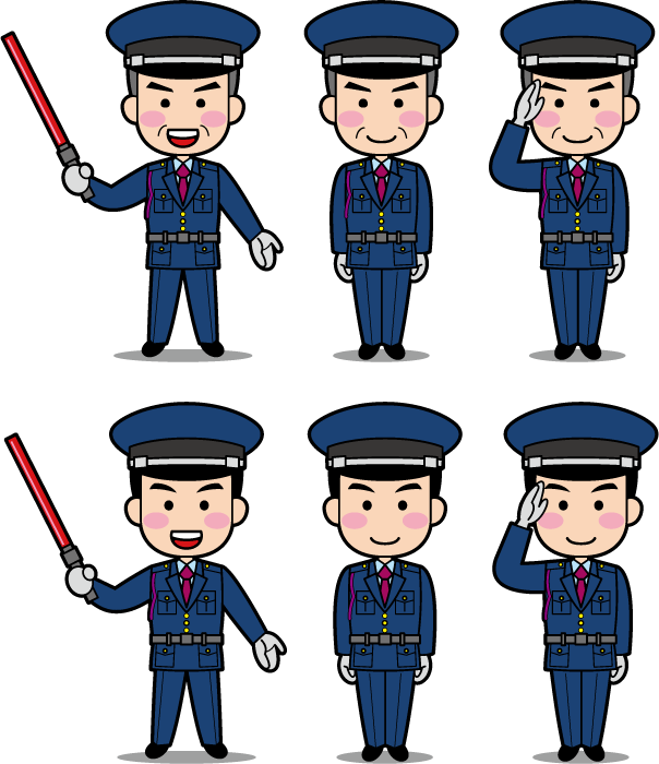 イラスト集 最高交通 誘導 員 イラスト
