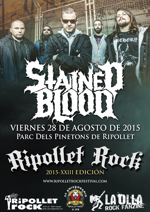 Ripollet Rock Festival 2015 - Stained Blood