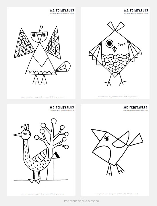 It is perfect for preschoolers and kindergarteners. Bird Coloring Pages For Kids Mr Printables