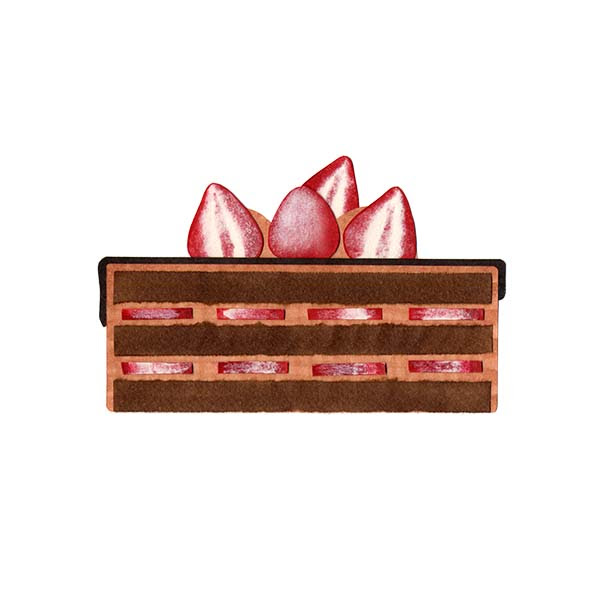 無料印刷可能ケーキ いちご 断面 イラスト すべてのイラスト画像