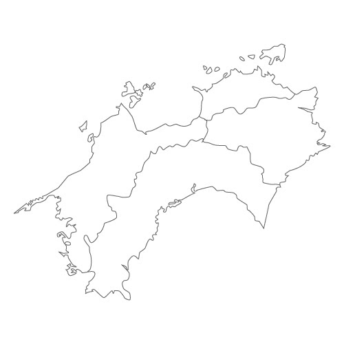 Japan Image 四国地図 地図