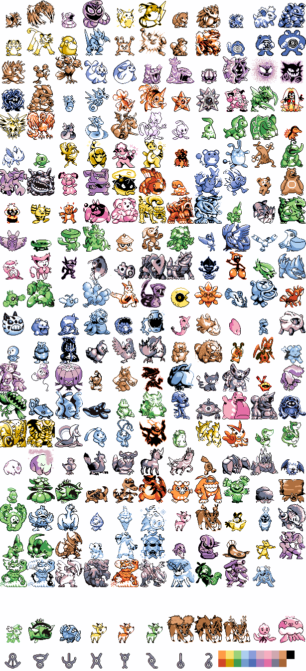 ディズニー画像のすべて 上ポケモン 金銀 ドット絵
