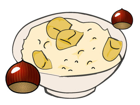 美しい花の画像 最新イラスト 栗ご飯