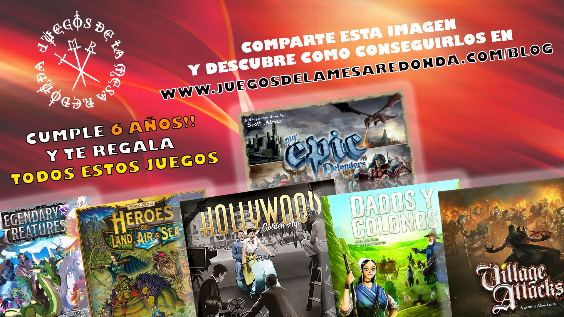 ¿quieres regalar un juego de mesa a tus hijos esta navidad? Juegos De La Mesa Redonda Cumple 6 Anos Y Regalamos 6 Auzhmf9j