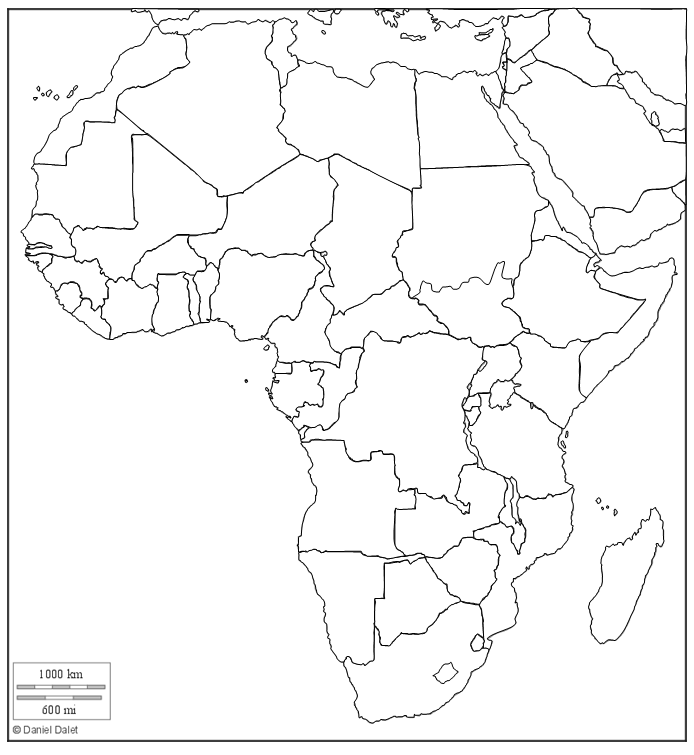 Fond De Carte De L Afrique Carte De Toulouse