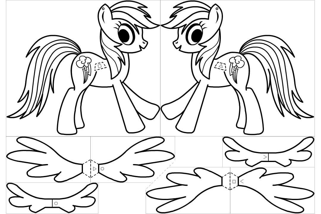 Rysunki Do Kolorowania My Little Pony Rysunki HD