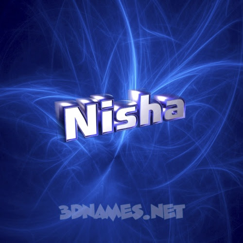 Iphone 3d Nisha Name Wallpaper Test 6
