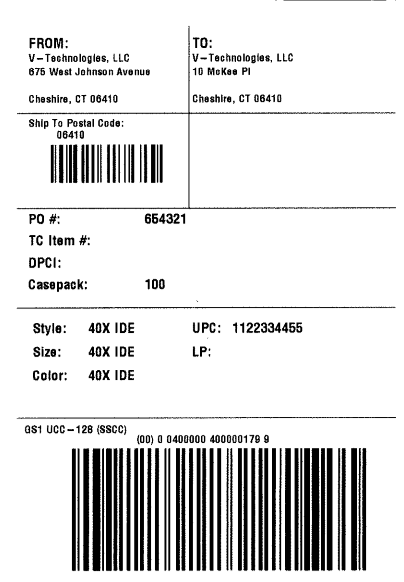 The gs1 128 standard is an application standard within the code 128 barcode. Gs1 128 Labels