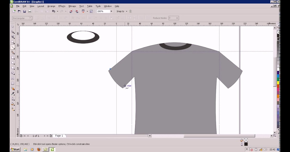  Cara  Desain  Baju  Di Corel Draw  X5 Klopdesain