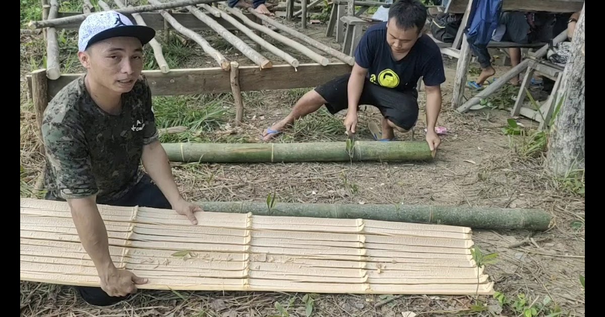 Cara Bikin Saung Bambu  Teknik  Pengawetan Bambu  jasa 