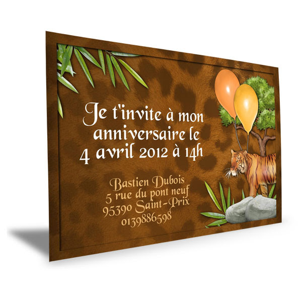 Carte Invitation Anniversaire Chasseur Nanaryuliaortega Site