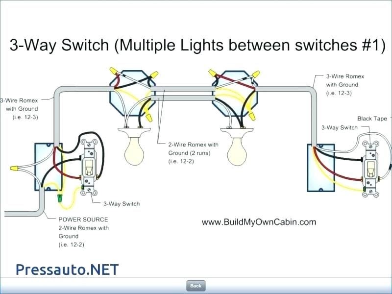Wiring Diagram For A 3 Way Switch With 2 Lights | schematic and wiring diagram