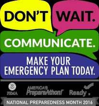 National Preparedness Month logo