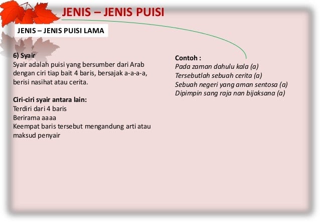 Contoh Syair Berisi Cerita Fantasi - Ternyata Kabar Viral