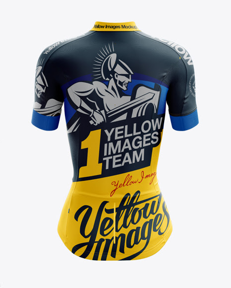 Download Womens Cycling Jersey Mockup Back View (PSD) Download 109.19 MB