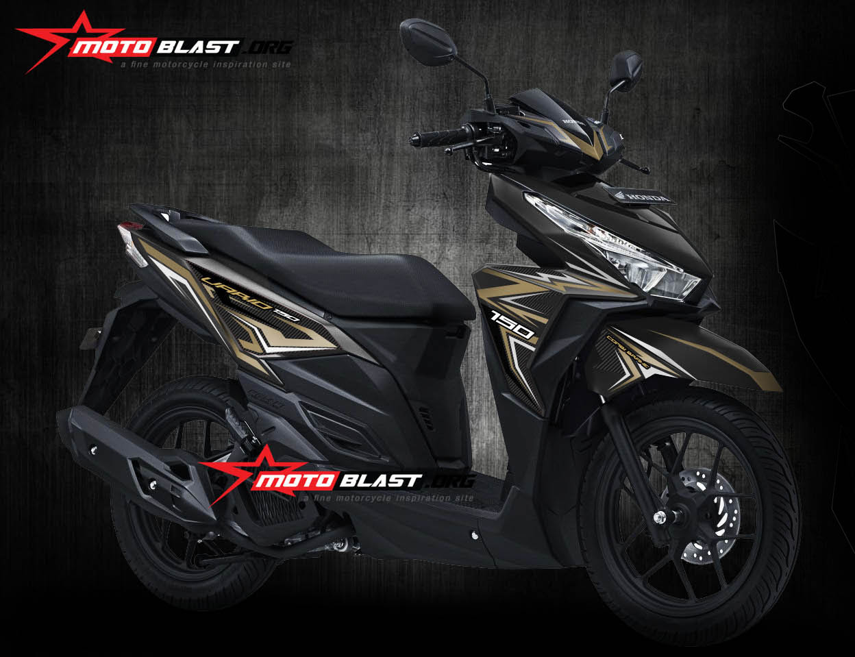 Gambar Modifikasi Sporty Vario 150 Pangeran Modifikasi