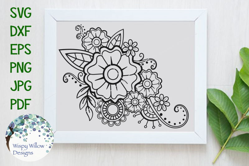 Download Half Sunflower Mandala Svg