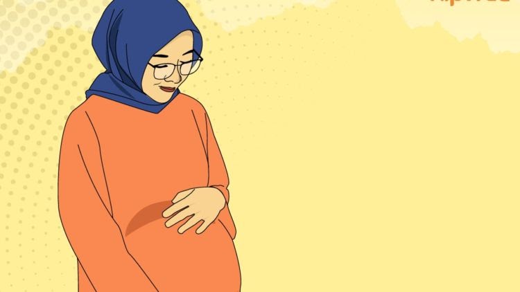 Gambar Kartun  Ibu  Hamil  Gambar Kartun  Tangan Dicat Ibu  