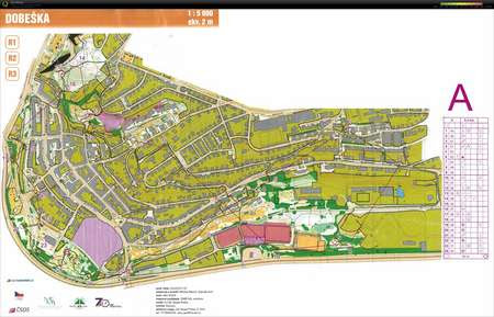 Osm orienteering smk n 1 miri. Pzl Branicke Benatky Orienteering Map From Martijan