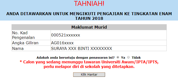 Surat Rayuan Untuk Matrikulasi - Home Dac