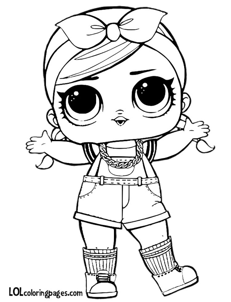 coloring pages of lol surprise dolls  coloring and drawing