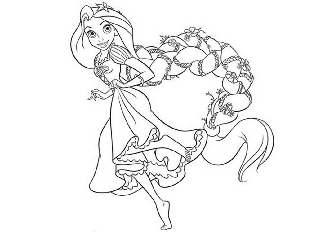 Free Coloring Pages Disney Princess Belle