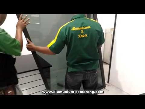Best Cara memasang dan Instalasi PINTU  SLIDING  alumunium 