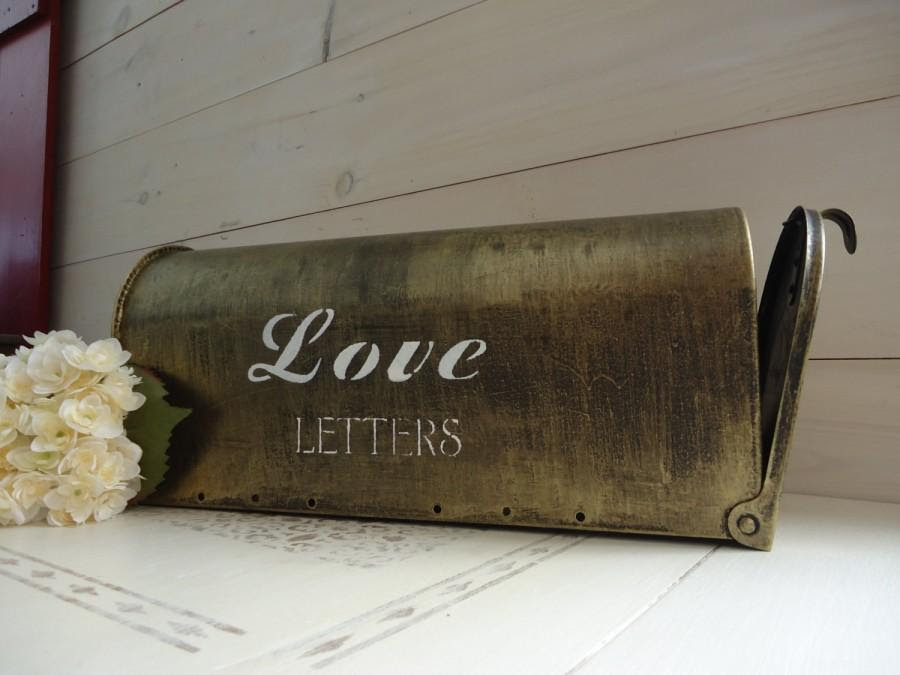 A save the date is a precursor to your formal wedding invitations so feel free to be a little more fun and creative. Dekor Vintage Gold Wedding Card Mailbox 2413729 Weddbook